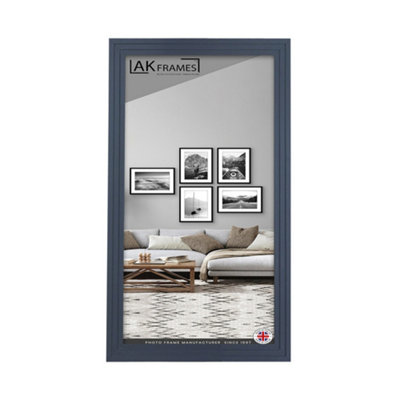 40x20CM Dark Grey Modern Step Picture Frame - Perfect For Posters ...