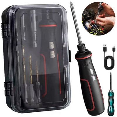 41-Pc S2 Alloy Steel Bit Set with Built-In 2000mAh Battery