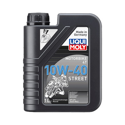 Liqui Moly Motorbike 4T 10W-40 Street 1L (1521) from B&Q