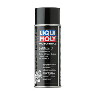 Liqui Moly Motorbike Foam Filter Oil Spray 400Ml (1604) from B&Q