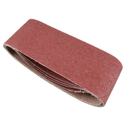 Dapetz 40 Grit Sanding Belts 5-Pack, 65x410mm For Black & Decker Sander