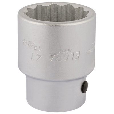 41mm 1" Square Drive Elora Bi-Hexagon Socket 67484