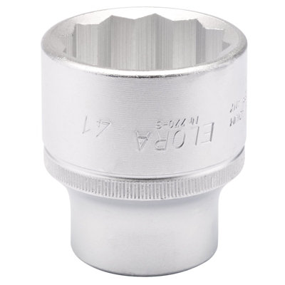 41mm 3/4" Square Drive Elora Bi-Hexagon Socket 822
