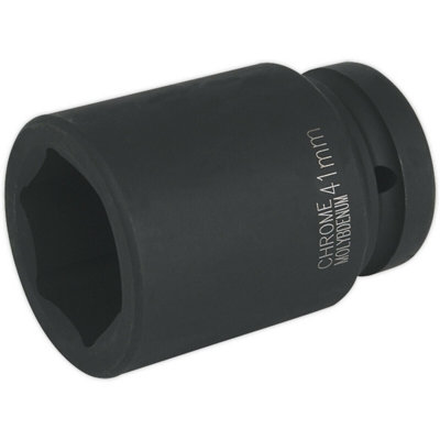41mm Chromoly Deep Impact Socket - 1 Inch Drive Wrench Tool