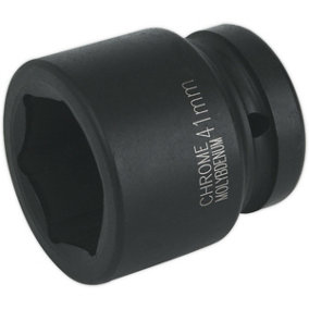 41mm Forged Impact Socket - 1 Inch Sq Drive - Chromoly Impact Wrench Socket