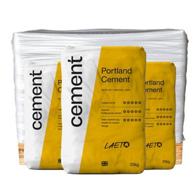 42.5N Multi Purpose Portland Cement Half Pallet x28 Bags by Laeto Build It