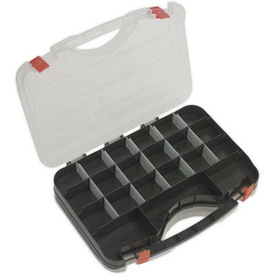 42 Compartment Bit Storage Case for Tools and Screws - Durable and Portable Design