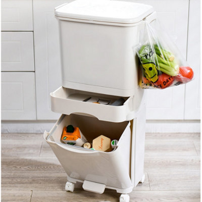 Slim deals kitchen bins