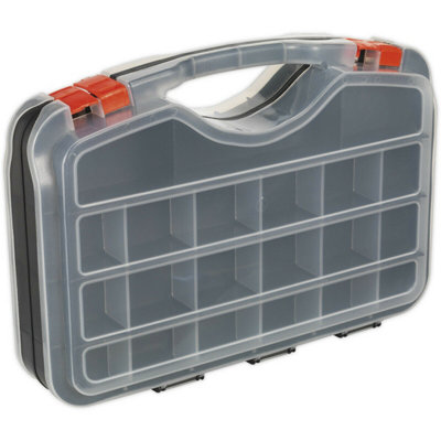 420 x 300 x 95mm 42 Compartment Parts / Bit Storage Case - Components & Screws