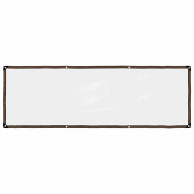 Berkfield Clear Tarpaulin With Eyelets 1X3 M Polyethylene from B&Q