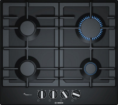 Bosch Pcp6A6B90 58Cm Gas HobBlack from B&Q