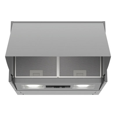 Bosch Series 2 Dem66ac00b Integrated Cooker Hood (W)60Cm - Effect Stainless Steel