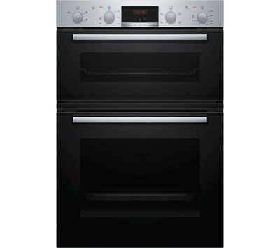 Bosch Mha133br0b Electric Built-In Double Oven - Stainless Steel, Stainless Steel - Image 9