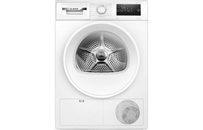 Bosch Series 4 WTH85225GB Freestanding Heat Pump Tumble Dryer, 8kg, | White, A++ Rated, AutoDry, Time delay/Time remaining, LED Display - Image 7