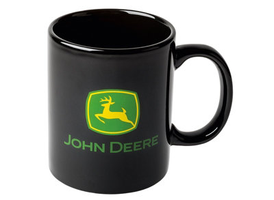 John Deere Black Ceramic Mug 340Ml from B&Q