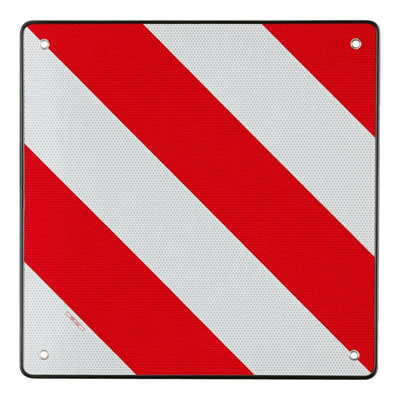 Rear Warning Sign Motorhome Signal Reflector Towing Bike Rack Caravan Spain Licensed from B&Q