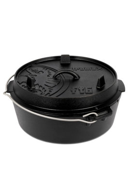 Petromax 5.5L Premium Cast Iron Dutch Oven from B&Q