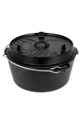 Petromax 7.5L Premium Cast Iron Dutch Oven from B&Q