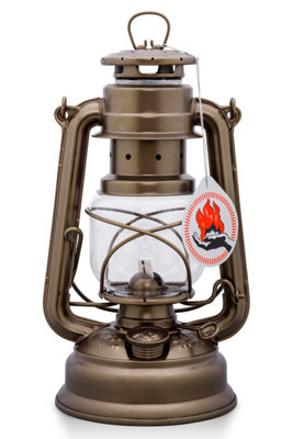 Feuerhand Hurricane Lantern Baby Special 276Bronze from B&Q