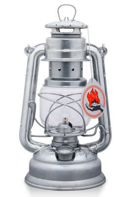 Feuerhand Hurricane Lantern Baby Special 276Zinc from B&Q