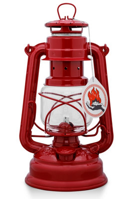 Feuerhand Hurricane Lantern Baby Special 276Red from B&Q