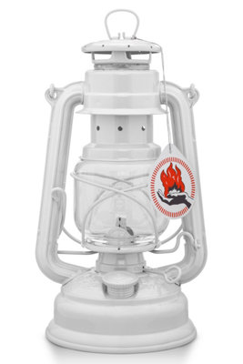 Feuerhand Hurricane Lantern Baby Special 276White from B&Q