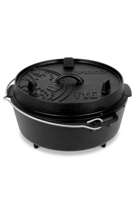 Petromax 5.5L Premium Cast Iron Dutch Oven With Legs from B&Q