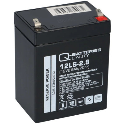 Q-Batteries 12Ls-2.9 12V 2.9Ah Lead-Fleece Battery Agm Vrla from B&Q