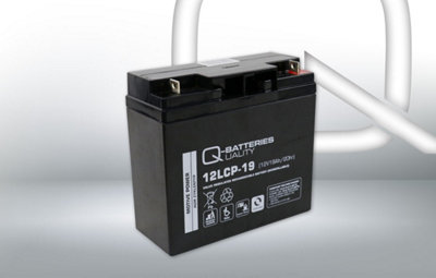 B&Q -  12Lcp-19 12V 19Ah Lead Acid Battery Cycle Type Agm Deep Cycle Vrla