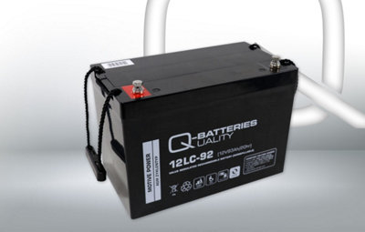 B&Q -  12Lc-92 12V 93Ah Lead Acid Battery Cycle Type Agm Deep Cycle Vrla