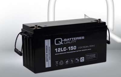 B&Q -  12Lc-150 12V 160Ah Deep Cycle Vrla Agm Battery