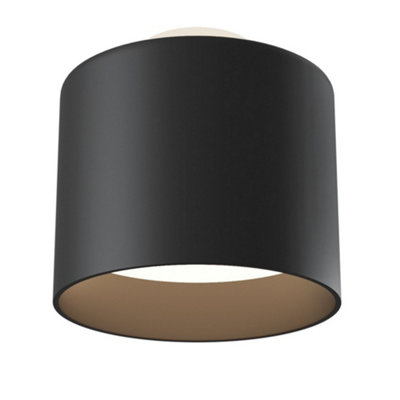 Luminosa Lighting Luminosa Planet Integrated Led Surface Mounted Ceiling Downlight Black from B&Q