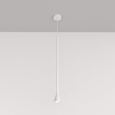 B&Q -  Luminosa Maytoni Arrow Slim Pendant Ceiling Light White Gu10