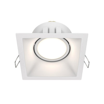 Luminosa Lighting Luminosa Dot Square Recessed Downlight White 1Xgu10 from B&Q