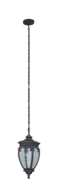 Luminosa Lighting Luminosa Fleur Outdoor Pendant Ceiling Light Bronze AntiqueIp44 from B&Q