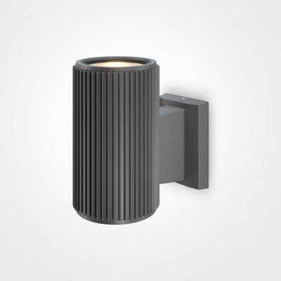 Luminosa Lighting Luminosa Maytoni Rando Outdoor Modern Wall Lamp Grey E27 Ip54 from B&Q
