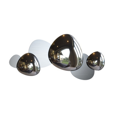 B&Q -  Luminosa Jack-Stone Modern Integrated Led Wall Lamp Nickel3000K