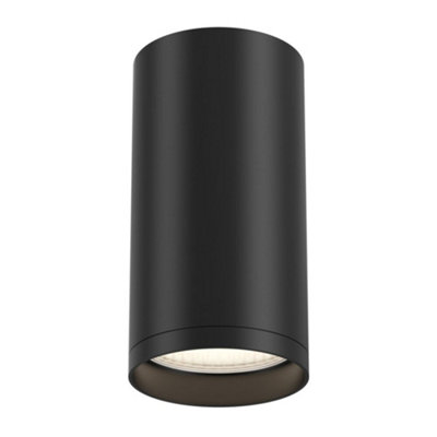 B&Q -  Luminosa Technical Focus S Black Surface Mounted Ceiling Lamp