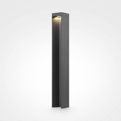 Luminosa Lighting Luminosa Maytoni Essen Outdoor Bollard Grey65Cm 4000K Ip54 from B&Q