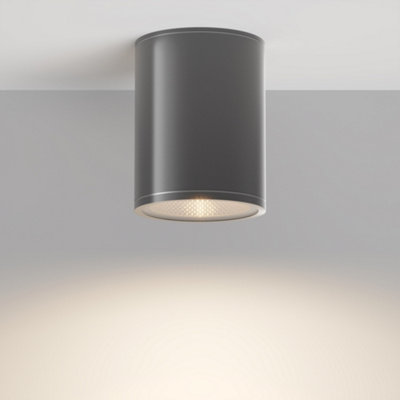 Luminosa Lighting Luminosa Bar Outdoor Surface Mounted Downlight Graphite 3000K 800Lm Ip65 from B&Q