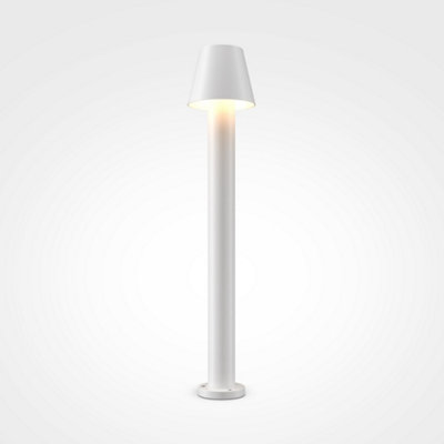Luminosa Lighting Luminosa Maytoni Harz Outdoor Bollard White 3000K Ip65 from B&Q