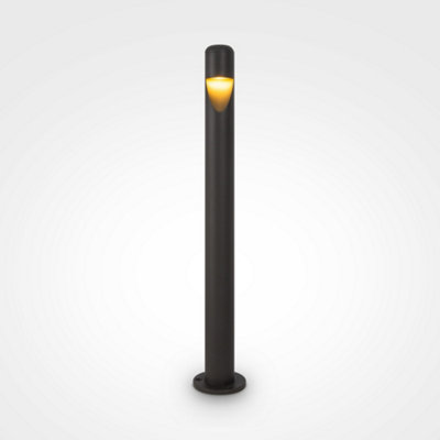 Luminosa Lighting Luminosa Maytoni Hagen Outdoor Bollard Graphite 3000K Ip65 from B&Q