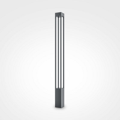 Luminosa Lighting Luminosa Maytoni Elbe Outdoor Bollard Graphite150Cm 3000K Ip65 from B&Q