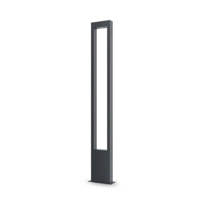Luminosa Lighting Luminosa Bonn 150Cm Outdoor Bollard Graphite 3000K 1000Lm Ip65 from B&Q