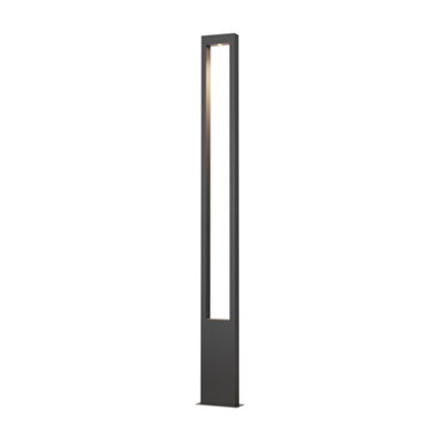 Luminosa Lighting Luminosa Bonn 200Cm Outdoor Bollard Graphite 3000K 1350Lm Ip65 from B&Q