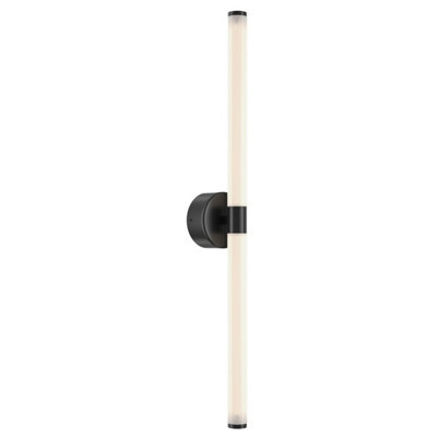 Luminosa Lighting Luminosa Maytoni Axis Modern Up & Down Wall Lamp Black 3000K from B&Q