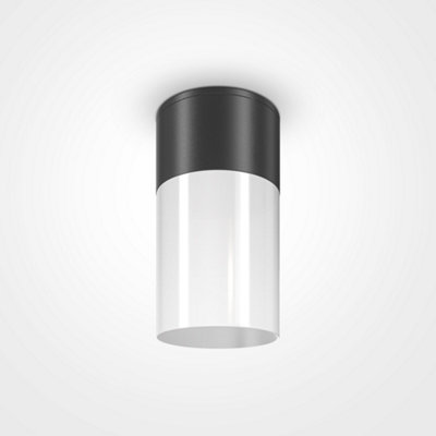 Luminosa Lighting Luminosa Maytoni Willis Outdoor Surface Mounted Downlight Black E27 Ip54 from B&Q