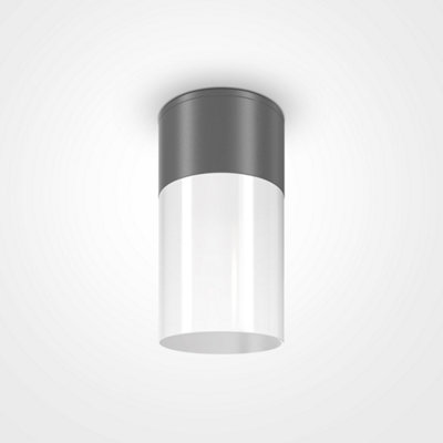 Luminosa Lighting Luminosa Maytoni Willis Outdoor Surface Mounted Downlight Graphite E27 Ip54 from B&Q