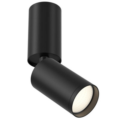 B&Q -  Luminosa Technical Focus S Black Surface Mounted Ceiling Lamp
