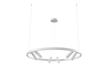Luminosa Lighting Luminosa Satellite Integrated Led Ceiling Pendant Lamp White from B&Q